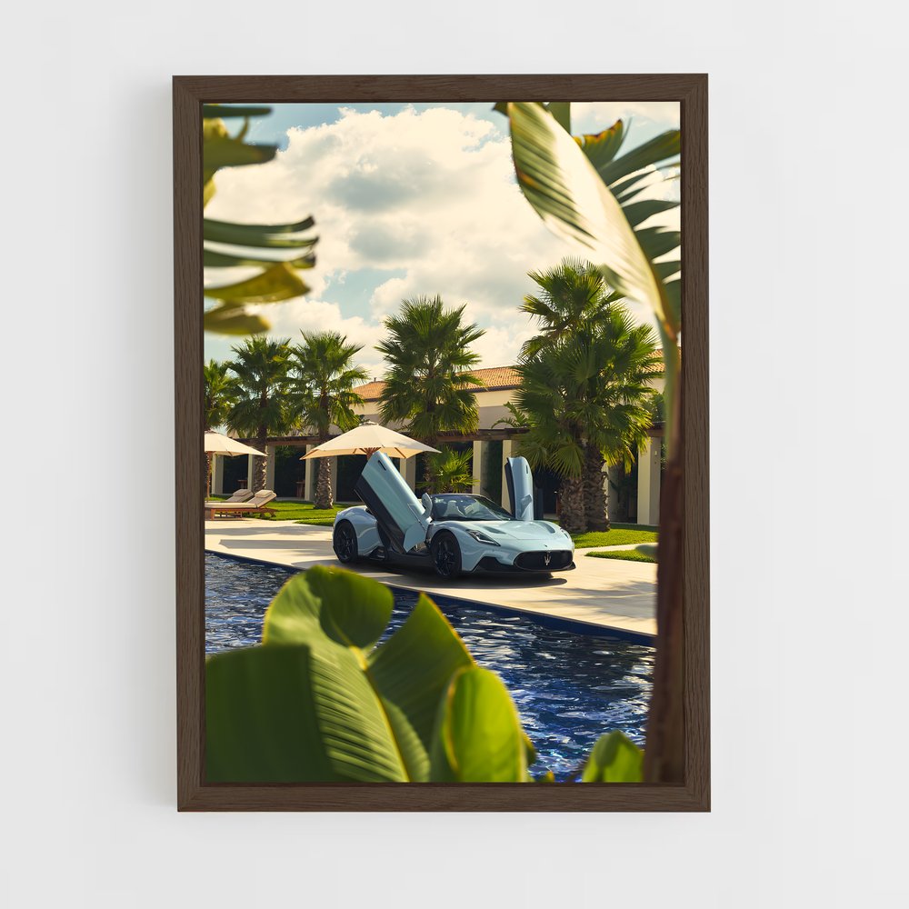 Poster Palm Paradise – affiche Maserati (vue 5)